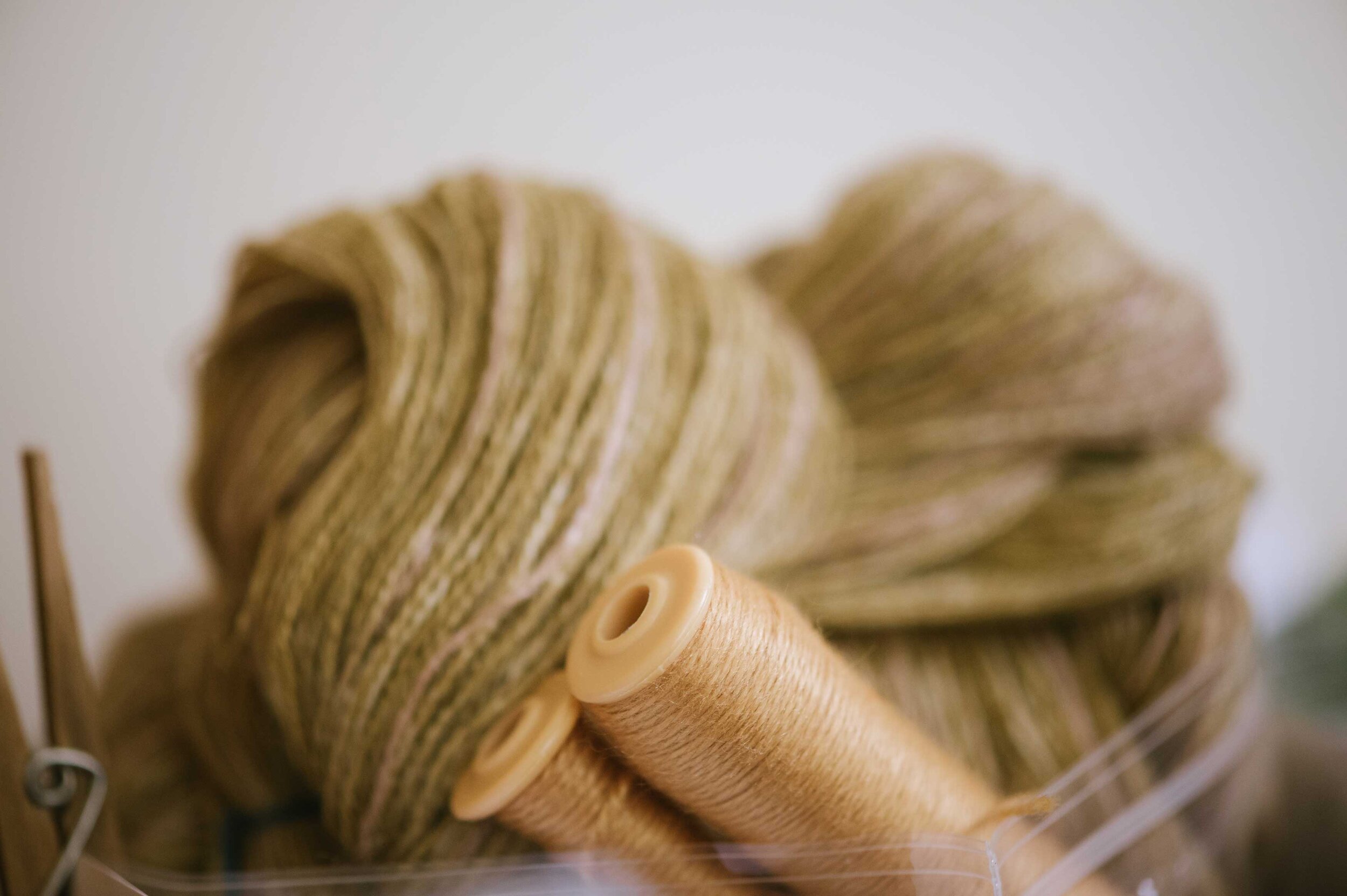  “Weaving is both an art and a science,” says Hilary Crowell. 