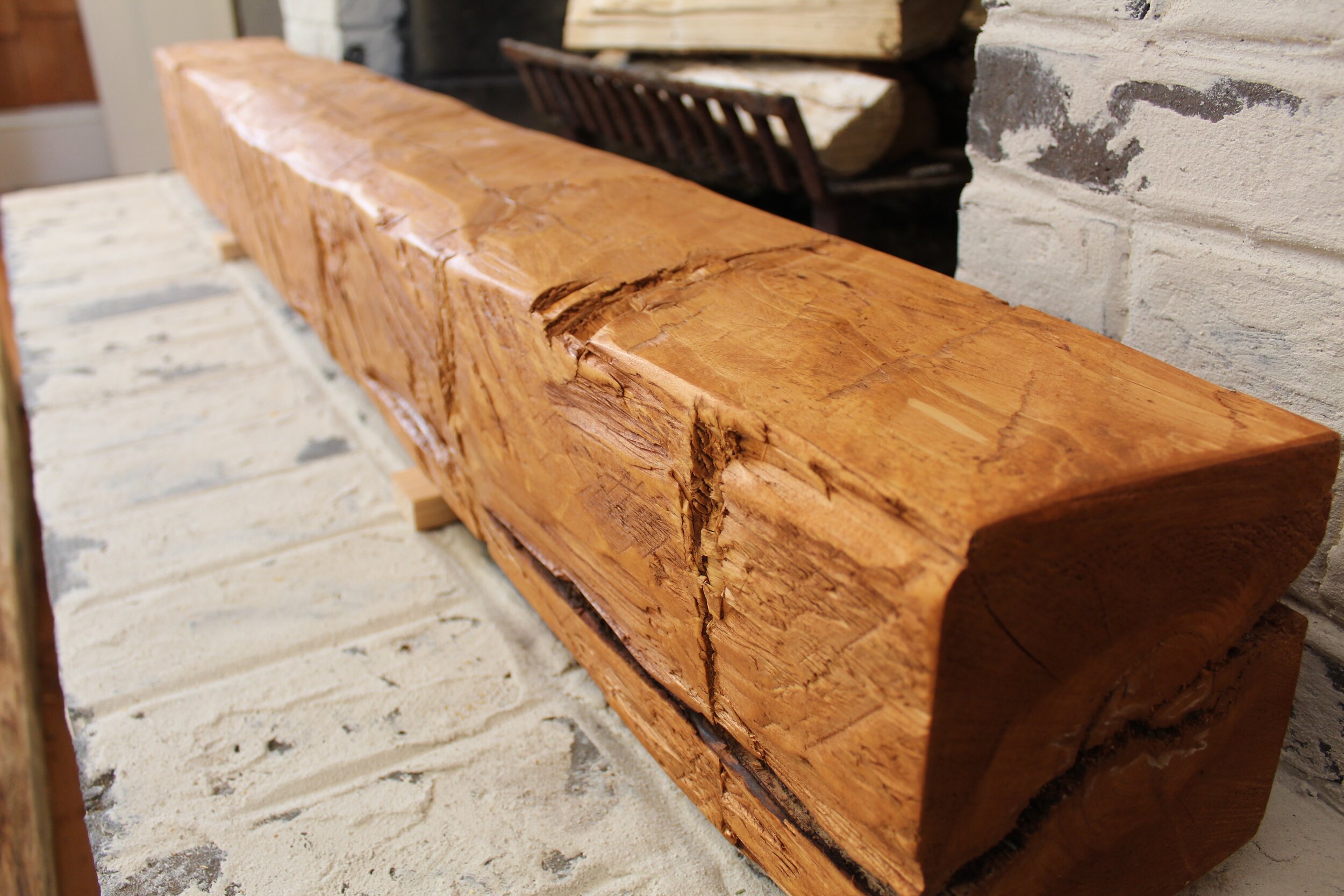  Beam finishes range from linseed oil to stain, poly, and more. 