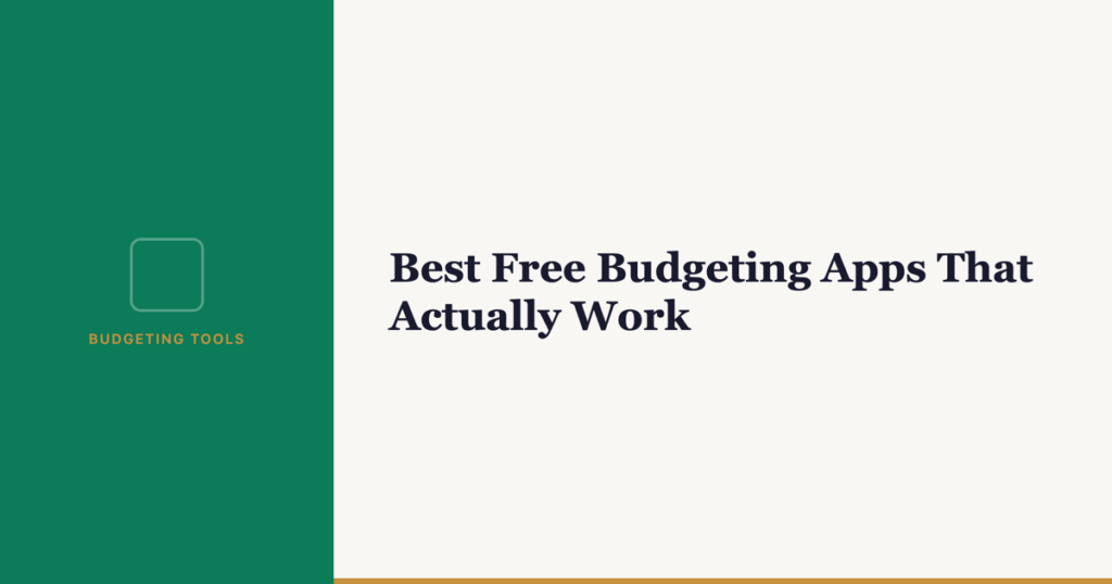 Best Free Budgeting Apps That Actually Work - Featured Image